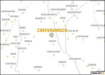 map of Chefe Muamuza