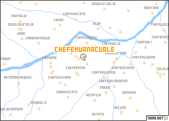 map of Chefe Muanacuale