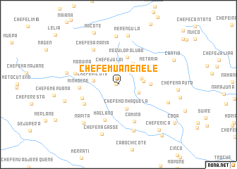 map of Chefe Muanenele