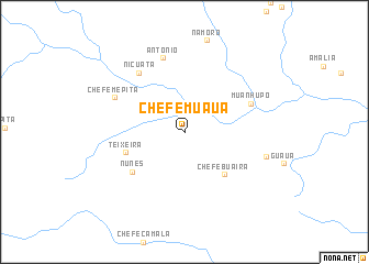 map of Chefe Muaua