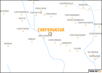 map of Chefe Muazua