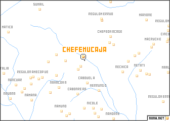 map of Chefe Mucaja