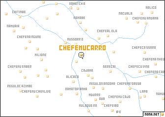 map of Chefe Mucarro