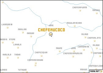 map of Chefe Mucoco