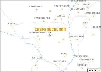 map of Chefe Muculama