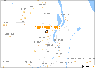 map of Chefe Mudissa