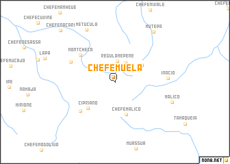 map of Chefe Muela