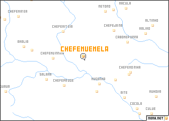 map of Chefe Muemela
