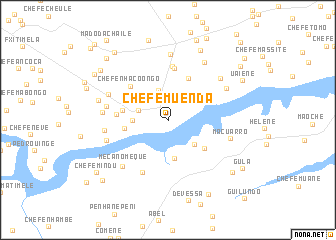 map of Chefe Muenda