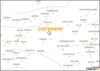 map of Chefe Muepa