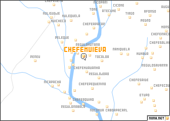 map of Chefe Muieva