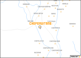 map of Chefe Muitane