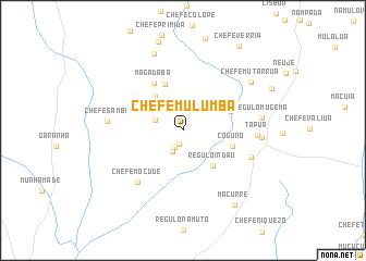 map of Chefe Mulumba