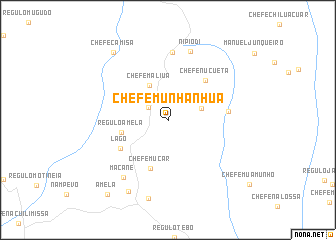 map of Chefe Munhanhua