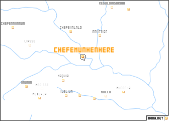 map of Chefe Munhenhere
