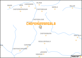 map of Chefe Murrangala