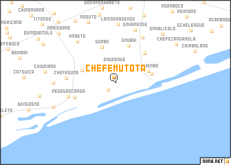 map of Chefe Mutota