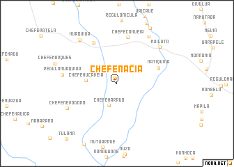 map of Chefe Nacia