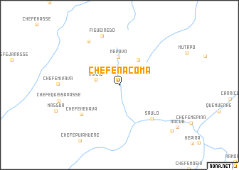 map of Chefe Nacoma