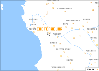 map of Chefe Nacuna