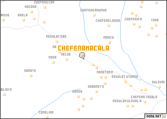 map of Chefe Namacala