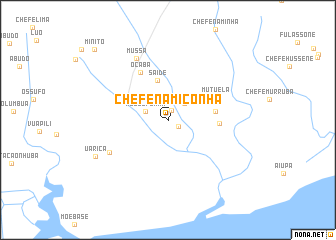 map of Chefe Namiconha