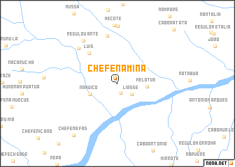 map of Chefe Namina