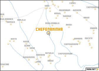 map of Chefe Naminha