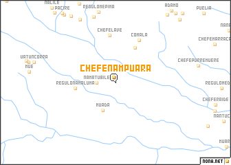 map of Chefe Nampuara