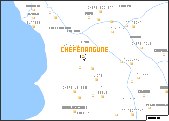 map of Chefe Nangune