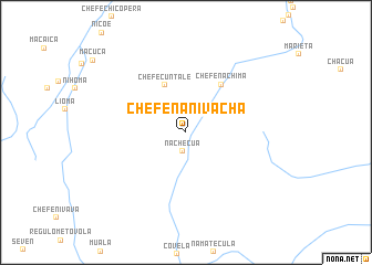 map of Chefe Nanivacha