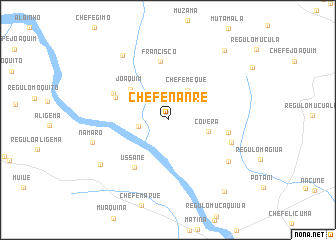 map of Chefe Nanre