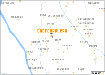 map of Chefe Napurra