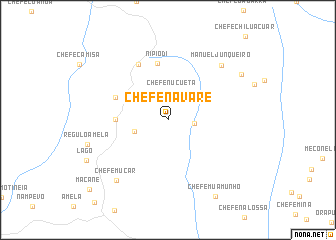 map of Chefe Navare