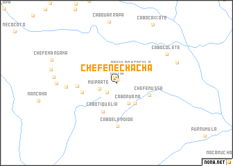 map of Chefe Nechacha