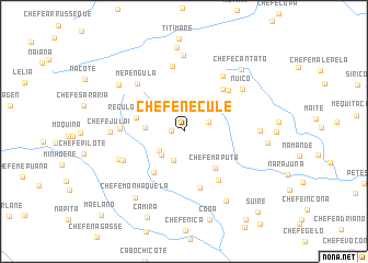 map of Chefe Necule