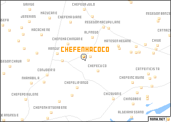 map of Chefe Nhacoco