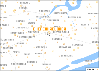 map of Chefe Nhacuonga