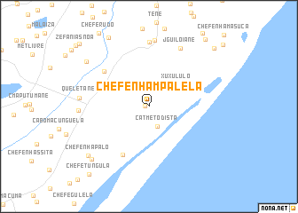 map of Chefe Nhampalela