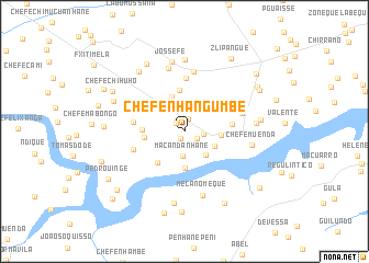 map of Chefe Nhangumbe