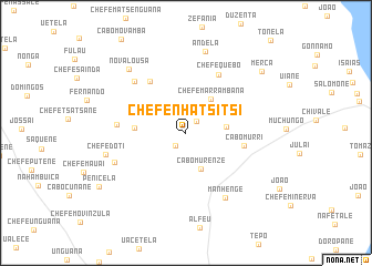 map of Chefe Nhatsitsi