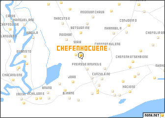 map of Chefe Nhocuene