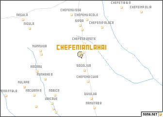 map of Chefe Nianlahai