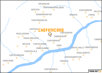 map of Chefe Nicano