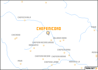 map of Chefe Nicomo