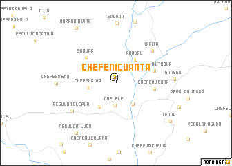 map of Chefe Nicuanta