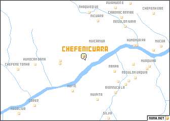 map of Chefe Nicuara