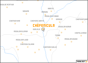 map of Chefe Nicula