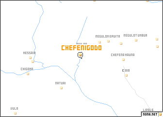 map of Chefe Nigodo