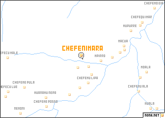 map of Chefe Nimara